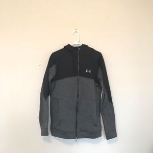 Under armor zip up jacket hooded